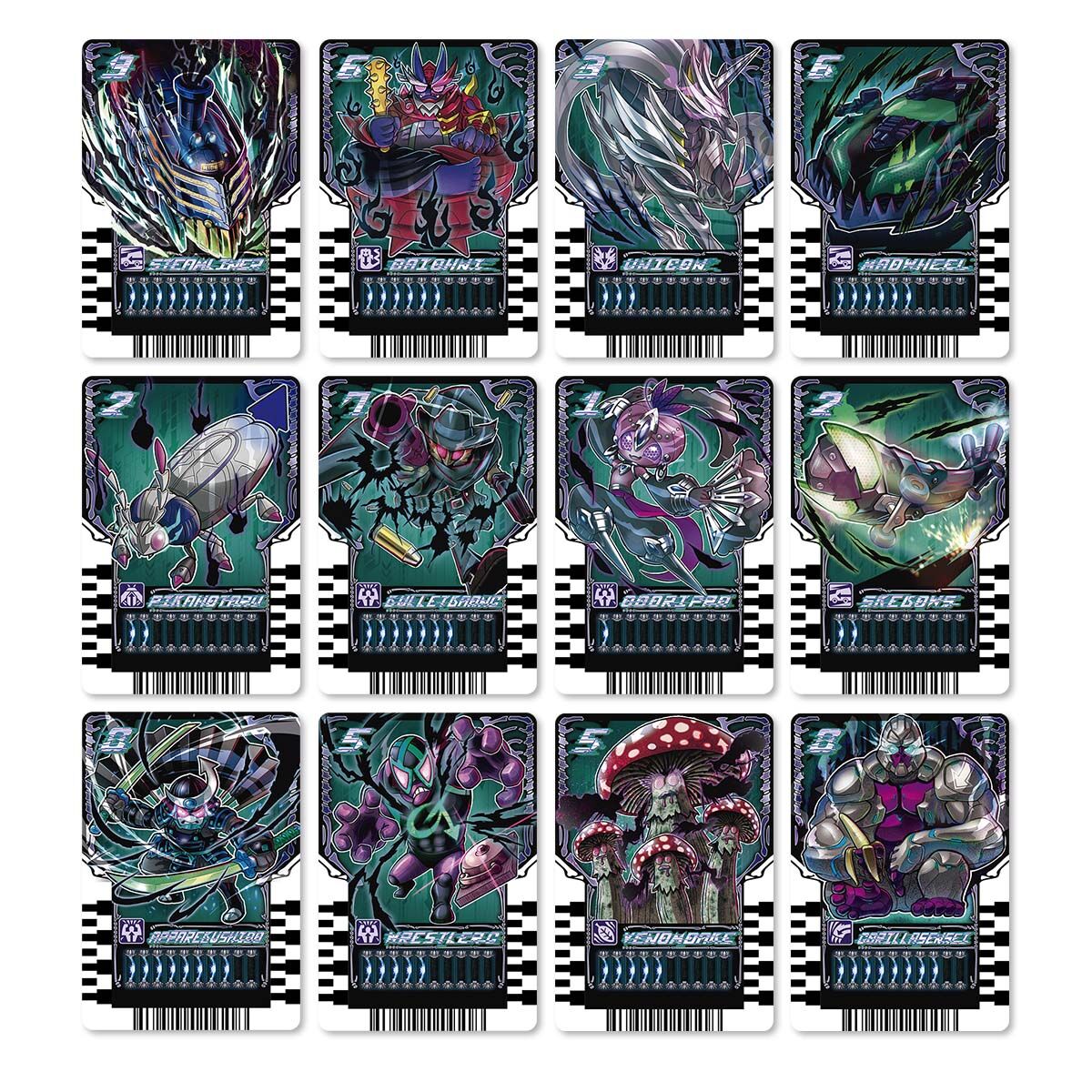 [PREORDER] Premium DX Ride Chemy Trading Card Last Gotcha Set