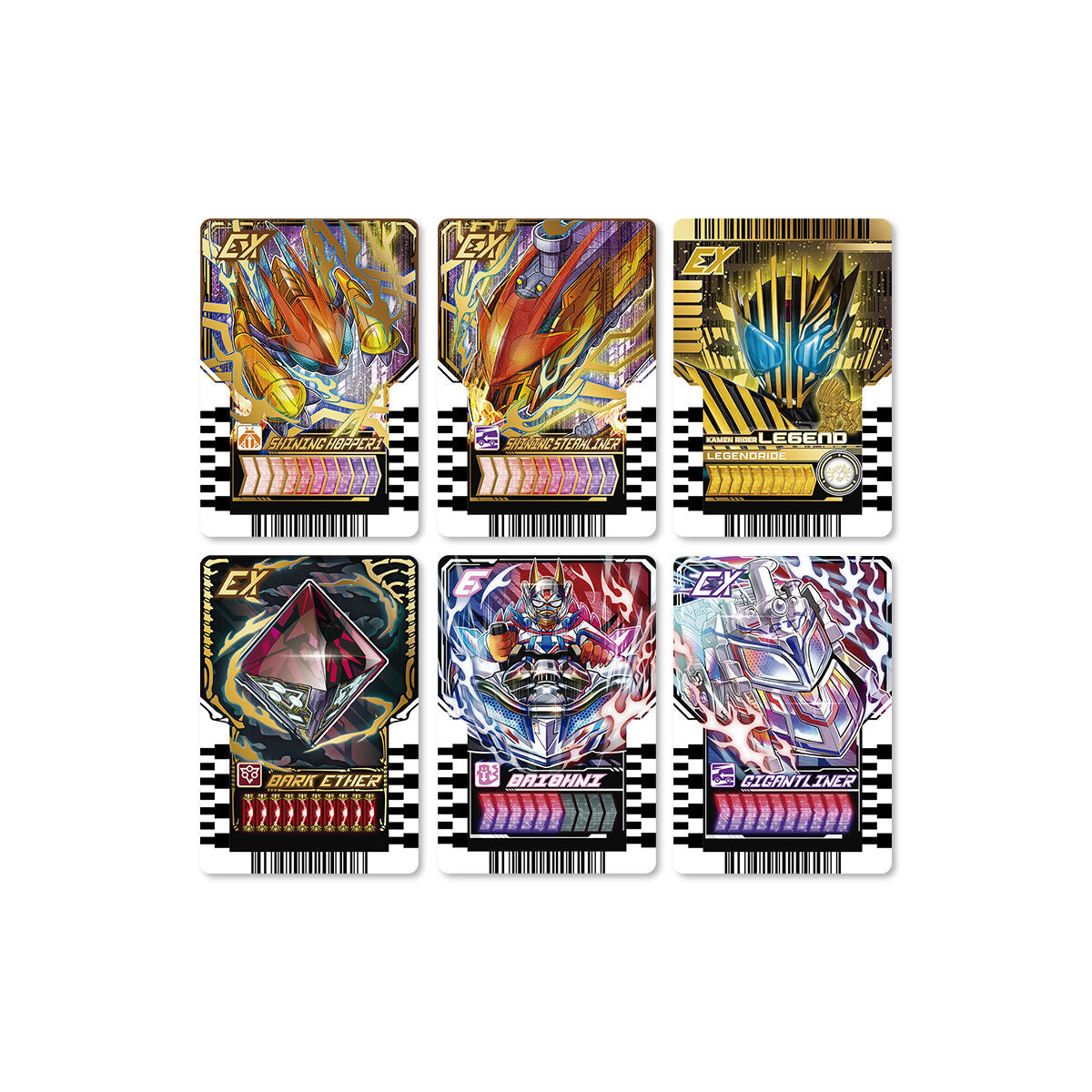 [PREORDER] Premium DX Ride Chemy Trading Card Last Gotcha Set