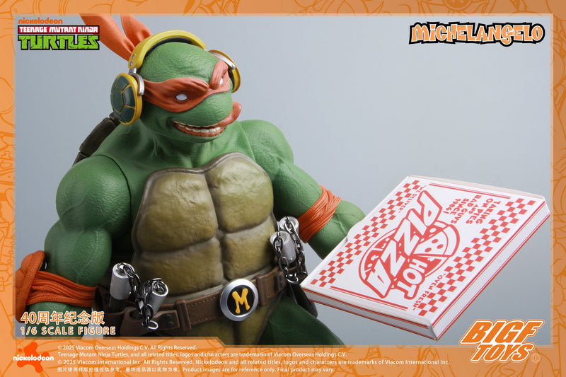 [PREORDER] BIGF Toys Michelangelo TMNT 40th Anniversary 1/6 Scale Figure