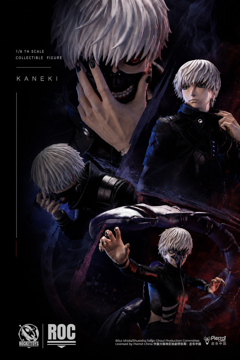 ROCKET TOYS Ken Kaneki Battle Suit Ver - Tokyo Ghoul 1/6 Scale