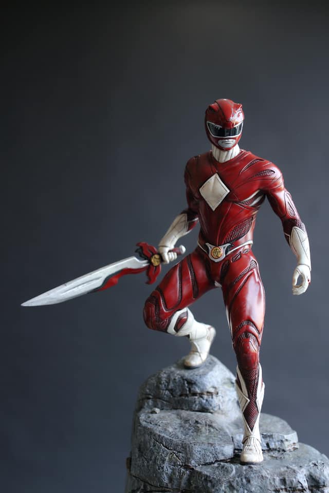 Mythos Red Ranger My Hero Studios Red Ranger 1/4 Scale Collectible Statue