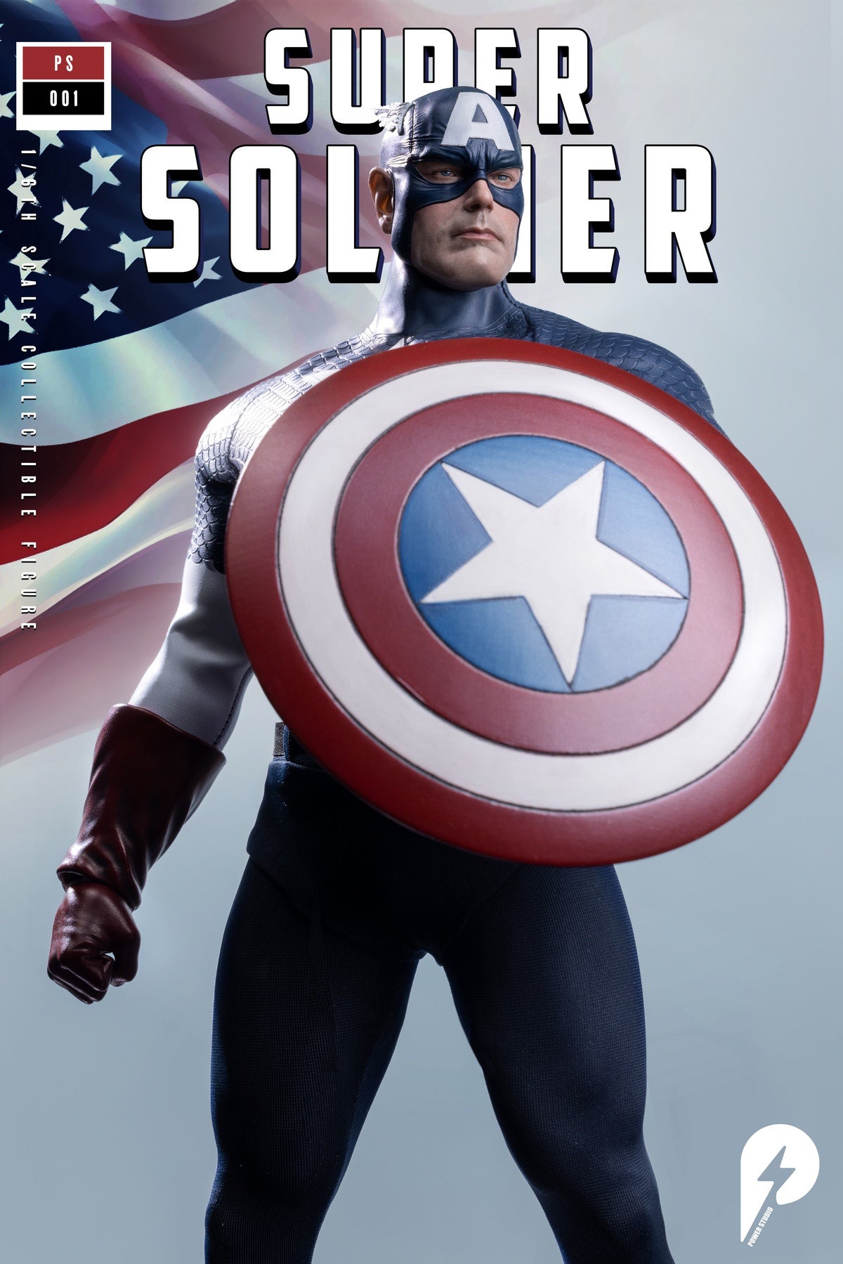 [PREORDER] Power Studio PS-001 Super Soldier 1/6 Scale Action Figure