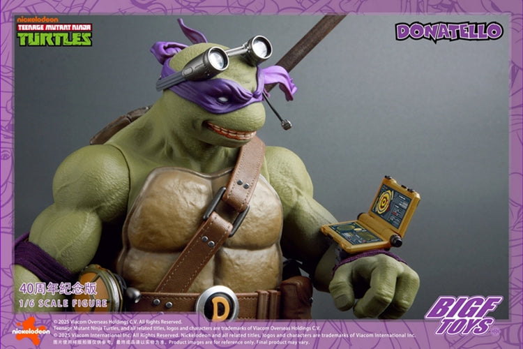 [PREORDER] BIGF Toys Donatello 40th Anniversary 1/6 Scale Figure