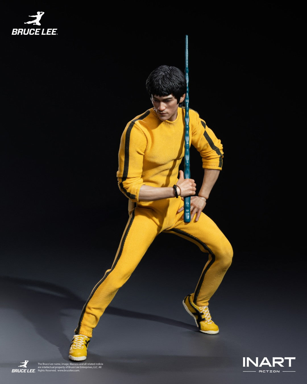 [PREORDER] INART Action Bruce Lee (Yellow Jumpsuit) 1/12 Action Figure