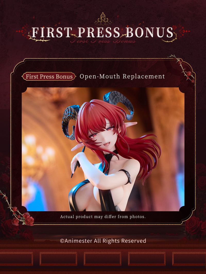 Bloodthirsty Witch Isabella 1/6 Scale Display Figure - tampak belakang dengan rambut panjang
