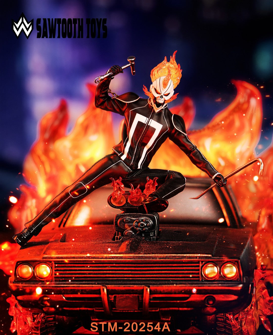 [PREORDER] SawTooth Toys Flame Head Knight 1/12 Scale Action Figure