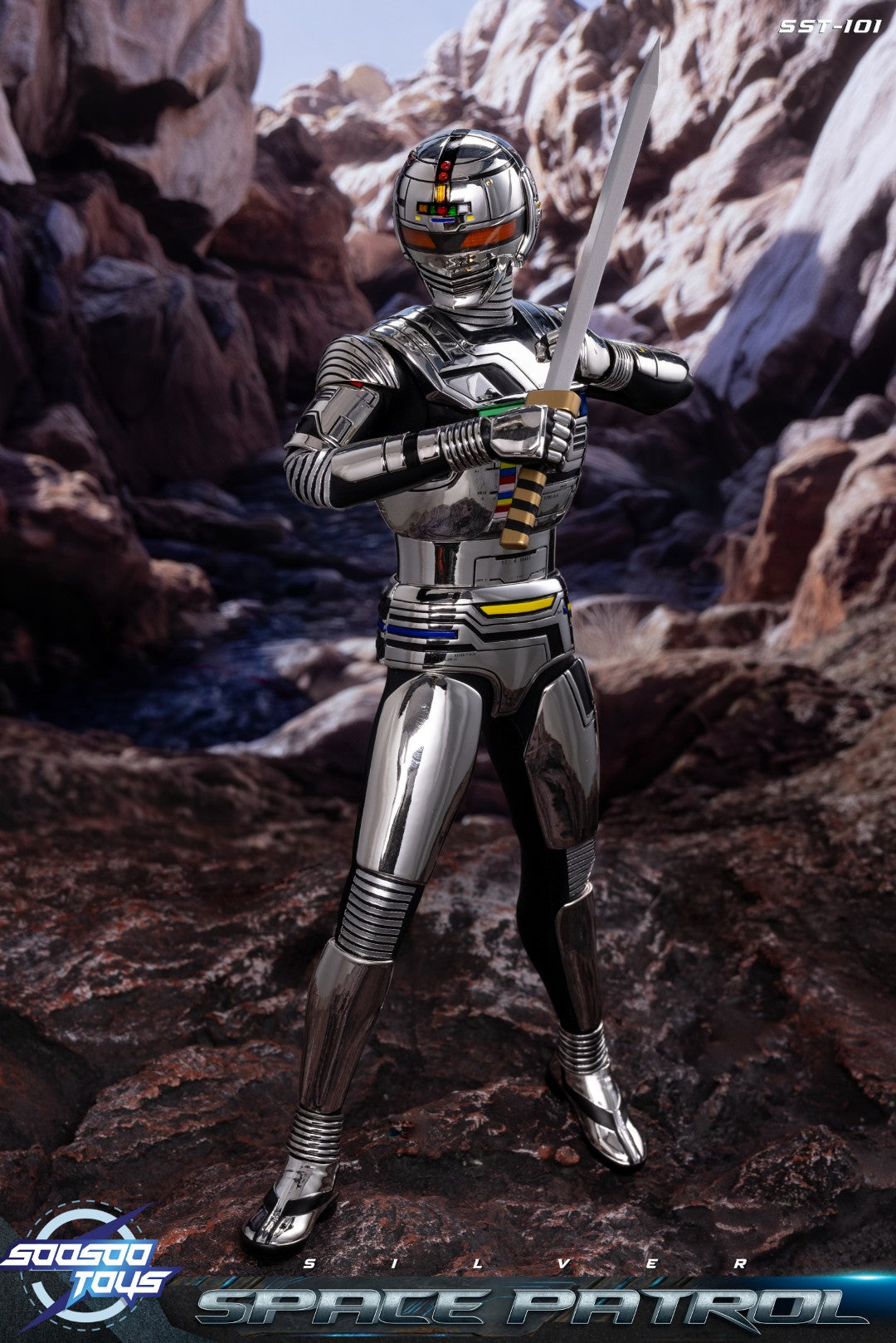 [PREORDER] SST-101 Silver Space Patrol 1/6 Scale Figure