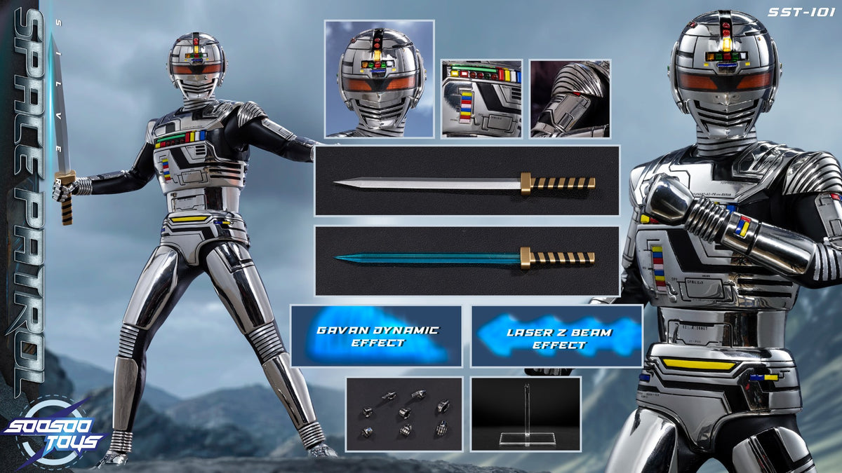 [PREORDER] SST-101 Silver Space Patrol 1/6 Scale Figure