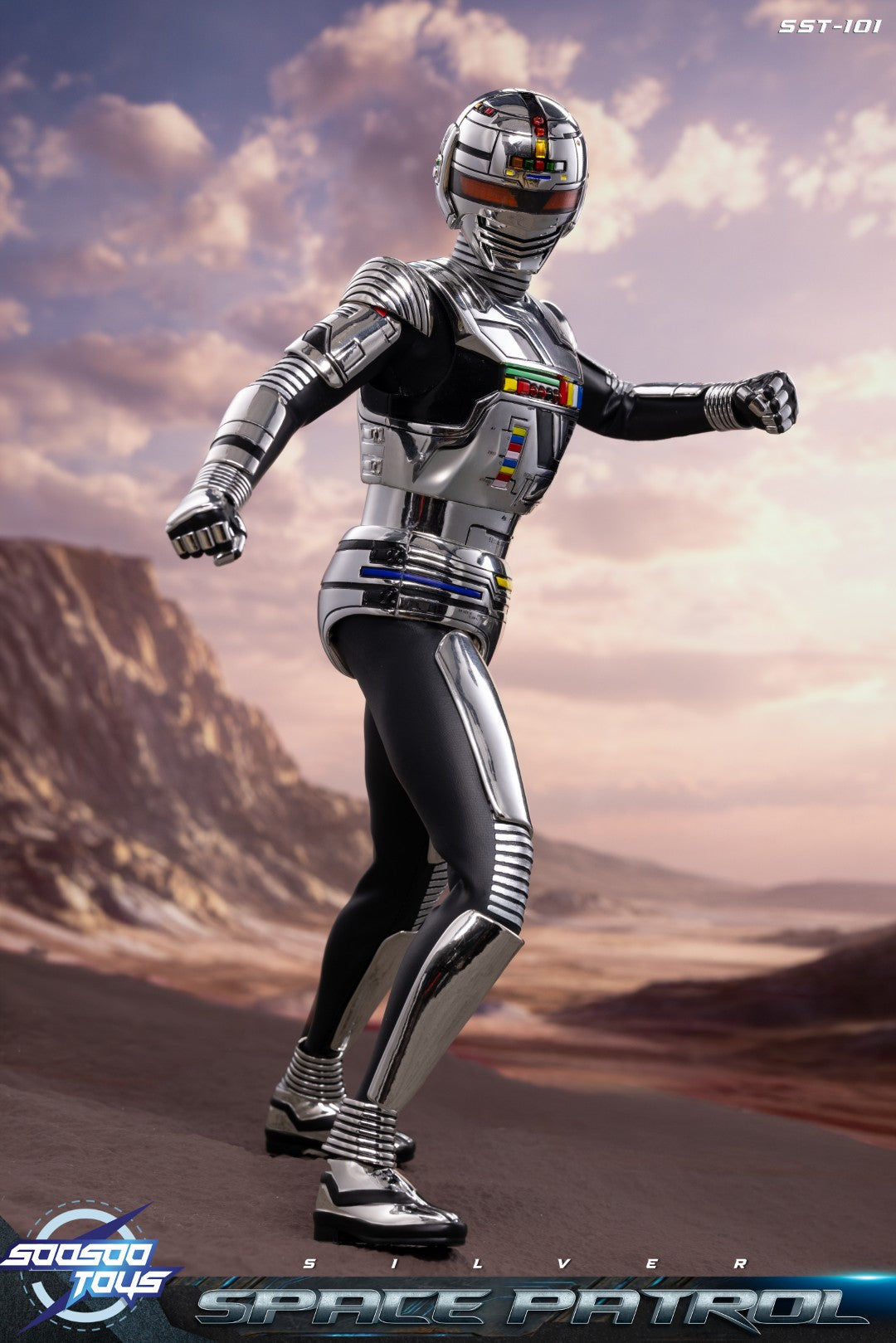 [PREORDER] SST-101 Silver Space Patrol 1/6 Scale Figure