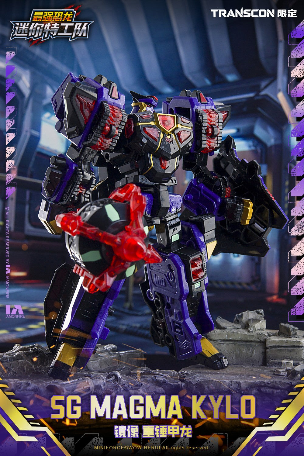[PREORDER] Transcon Miniforce SG Rex Kaizer D7 - Limited Edition Set