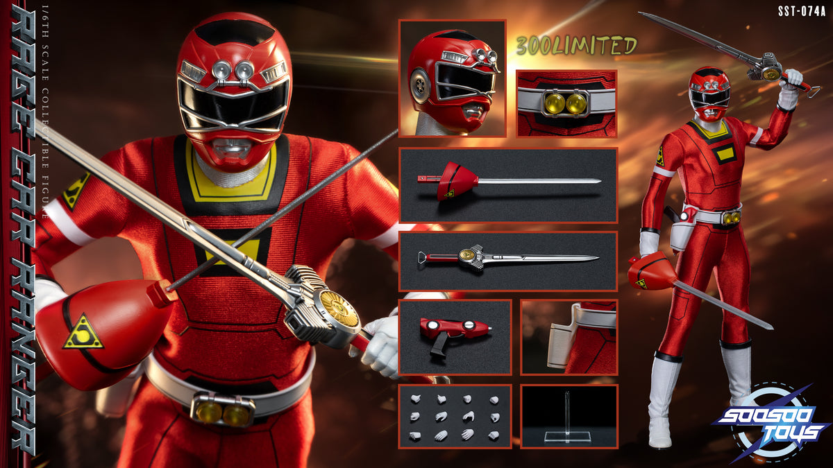 SST-074A Rage Car Ranger 1/6 Scale Action Figure