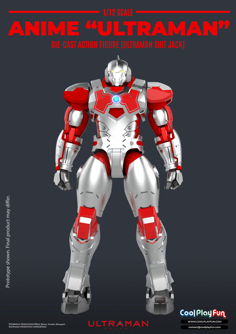 Ultraman Jack Suit Anime Edition Diecast Action Figure