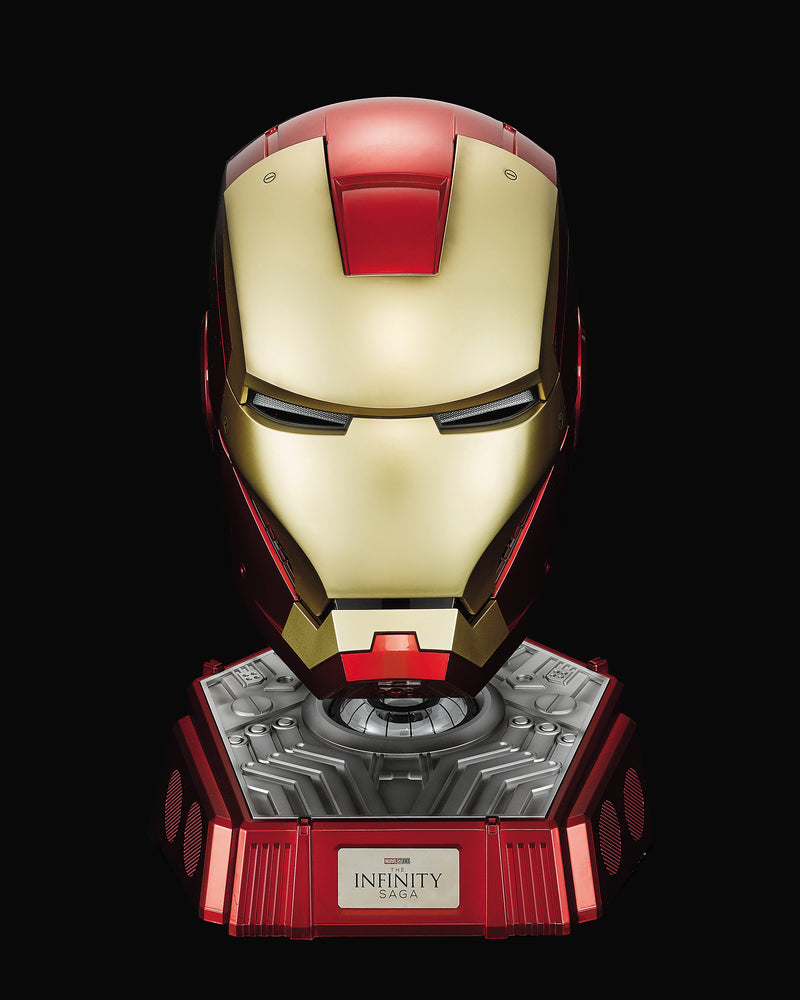 cosplay iron man wearable helmet Iron Man Mark 7 Wearable Helmet & Bluetooth Speaker