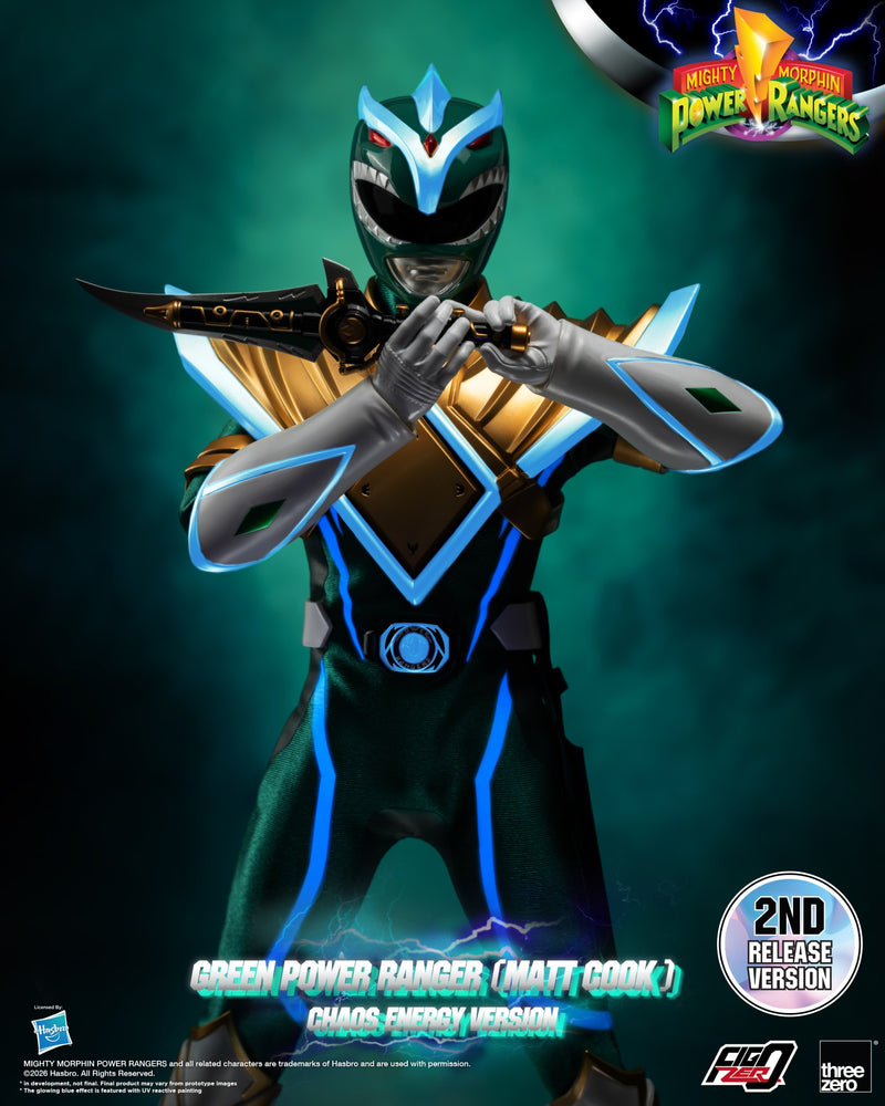 FigZero Green Ranger (Matt Cook) Chaos Energy Version - Mighty Morphin Power Ran