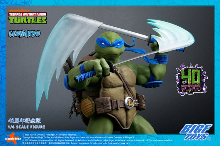 [PREORDER] BIGF Toys Leonardo 40th Anniversary 1/6 Scale Figure