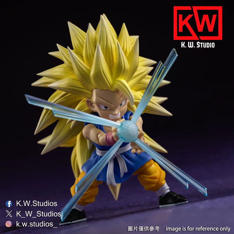 [PREORDER] KW Studio KW004 Son Goku GT Super Saiyan 3 Head Set