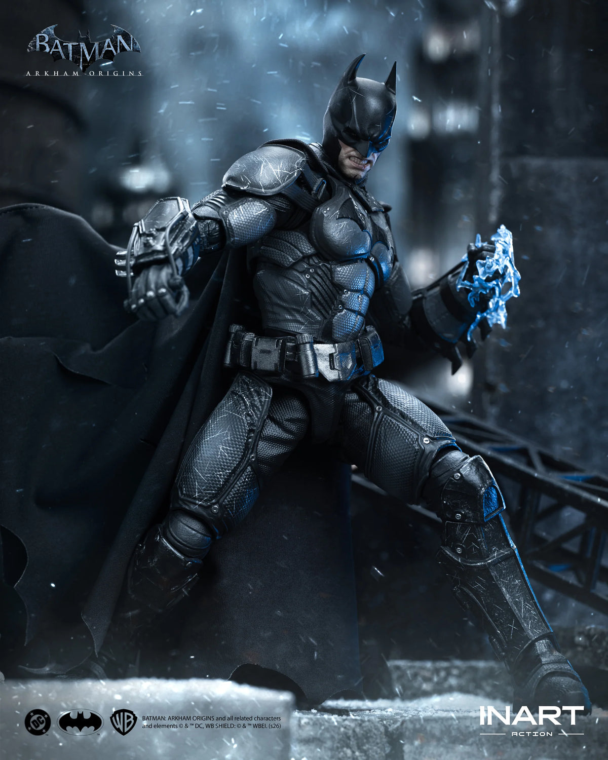 [PREORDER] INART Action Batman: Arkham Origins (Battle Damaged Version)