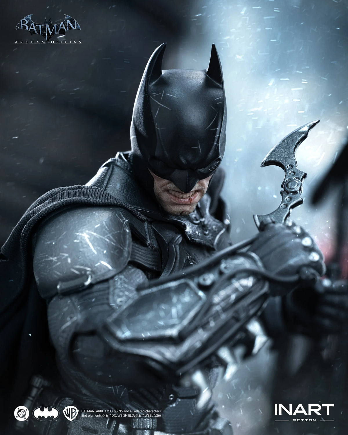 [PREORDER] INART Action Batman: Arkham Origins (Battle Damaged Version)