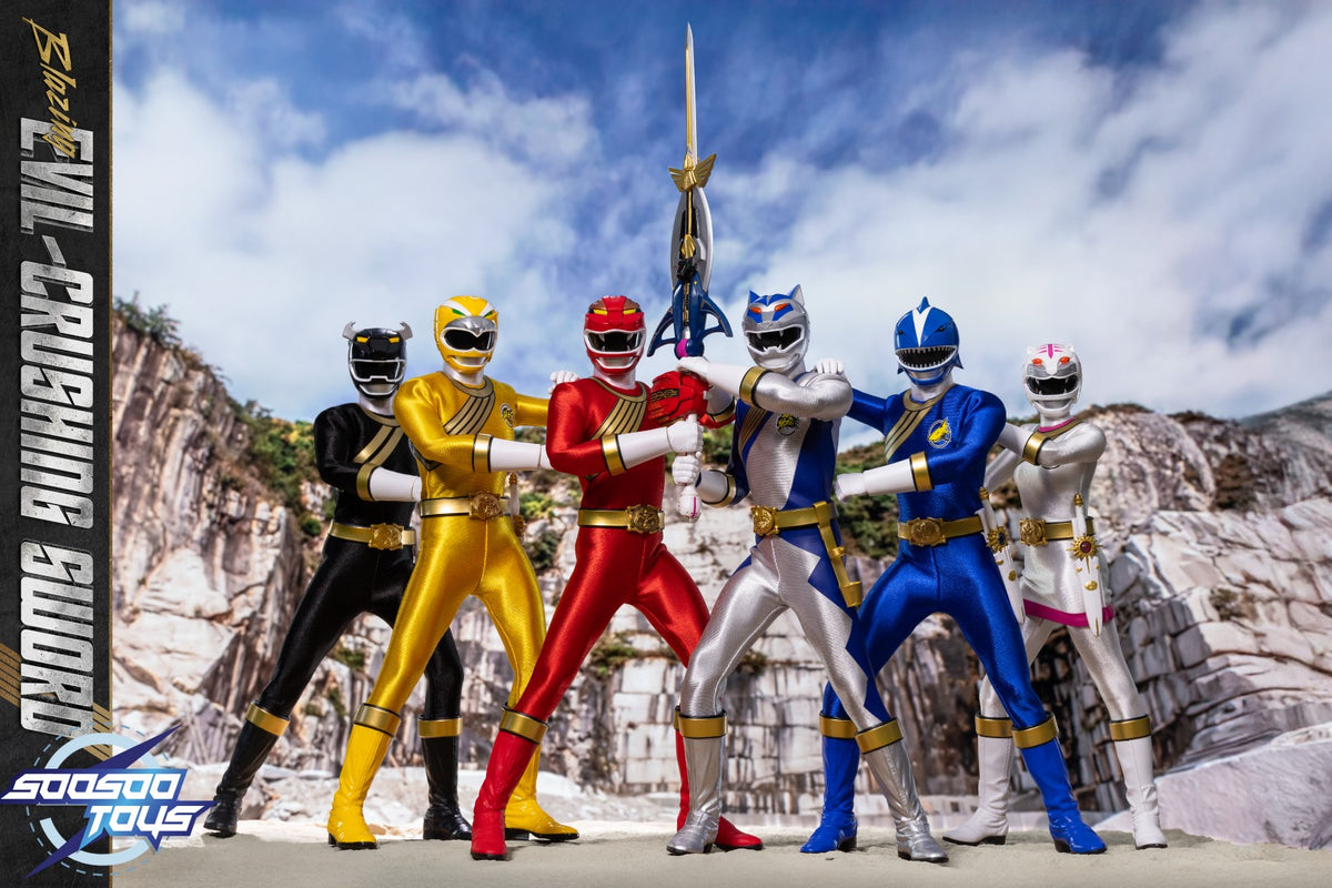 [PREORDER] SST-097 Blazing Ranger Team 1/6 Scale Action Figure Set