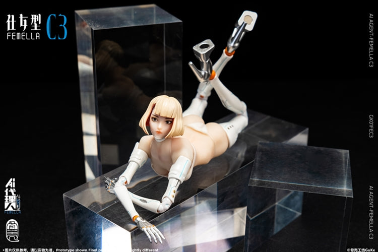 [PREORDER] GUKE Agent-Femella C3 1/2 Action Figure - Solid Color Ver