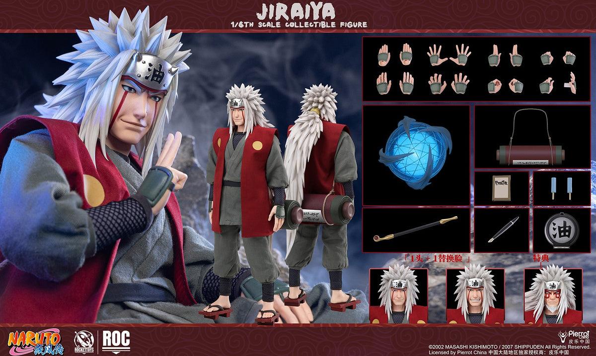 [PREORDER] ROCKET TOYS Jiraiya - Naruto 1/6 Scale Action Figure