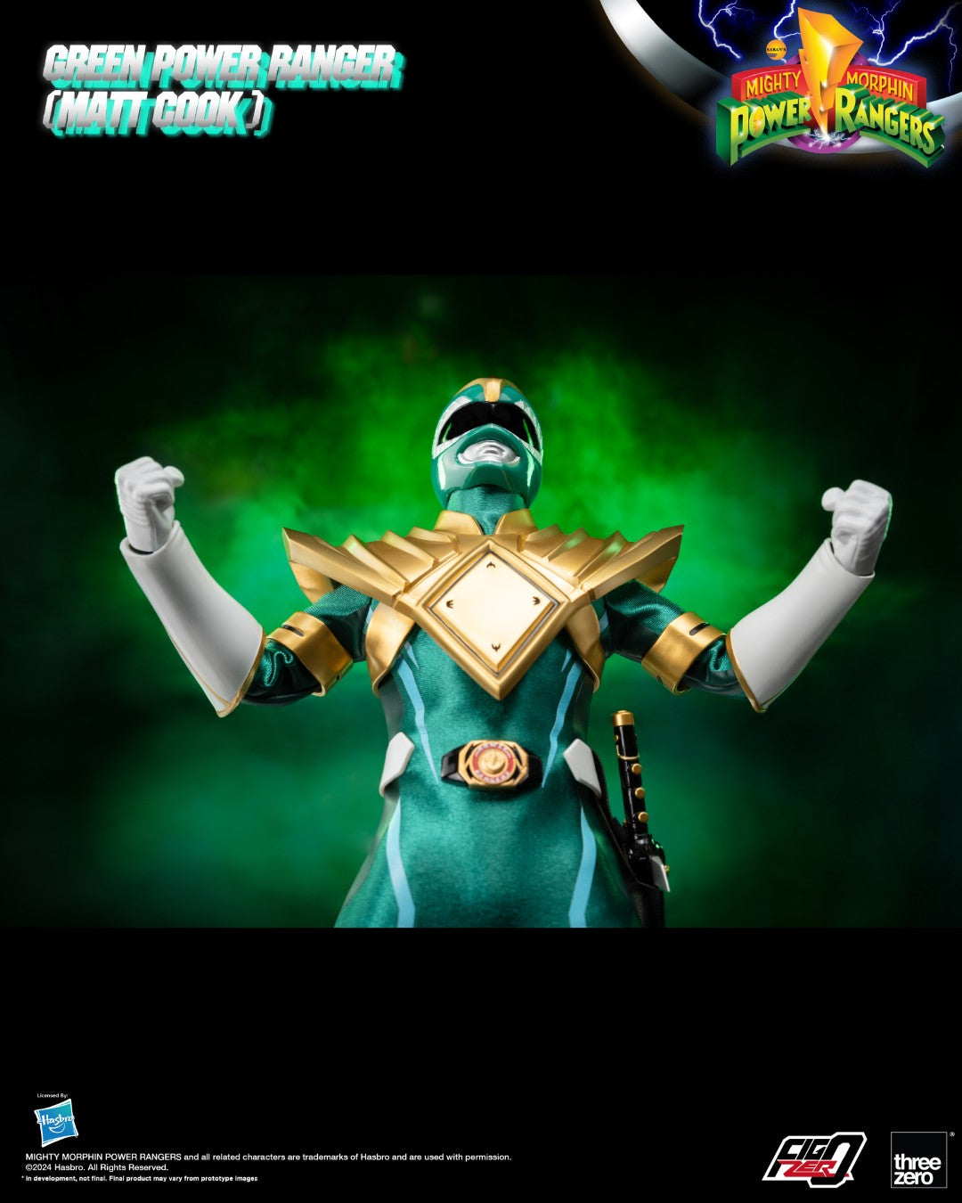 [PREORDER] FigZero Green Ranger (Matt Cook) Chaos Energy Version - Mighty Morphin Power Rangers