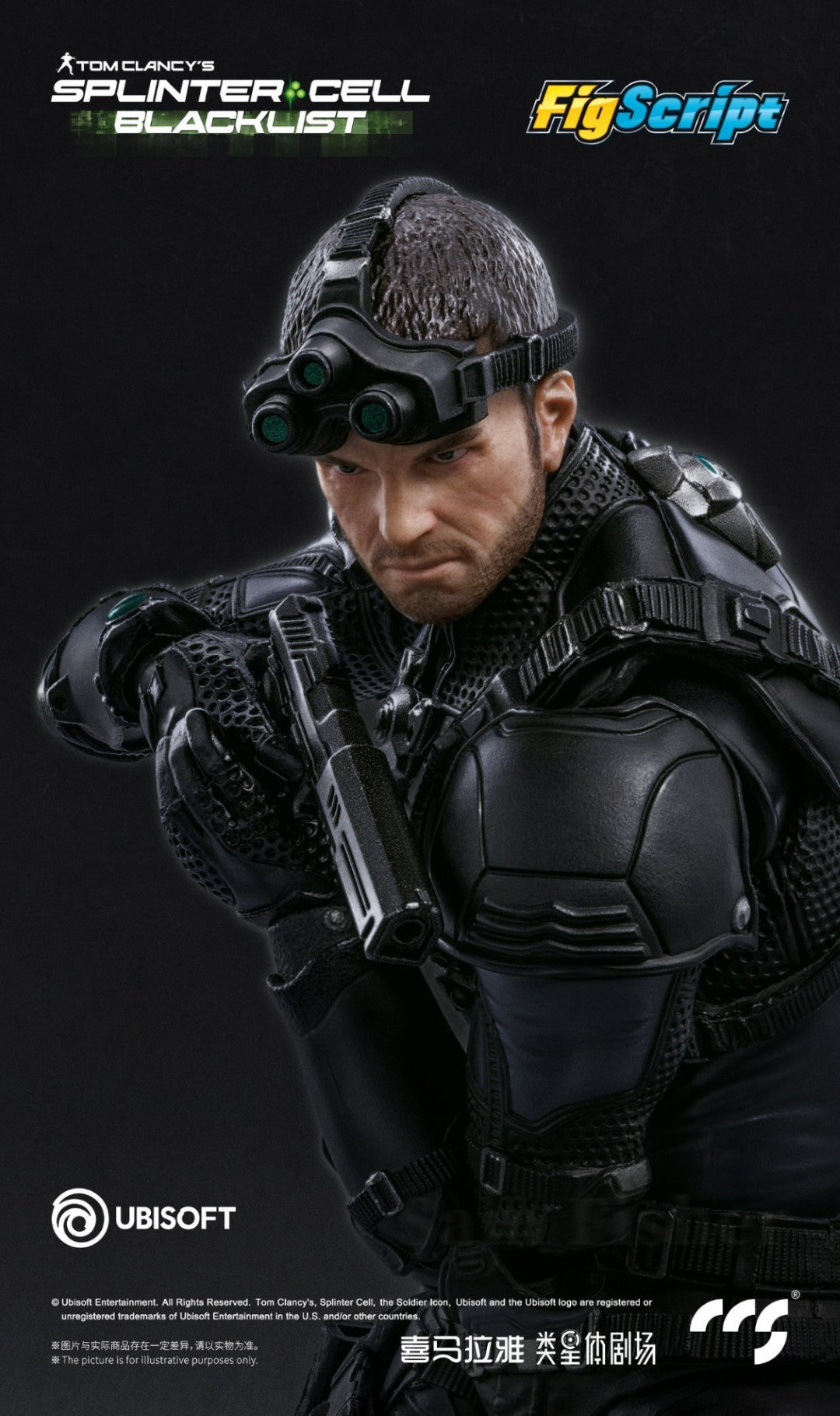[PREORDER] CCS FigScript Sam Fisher 1/12 Scale Action Figure - Splinter Cell Blacklist