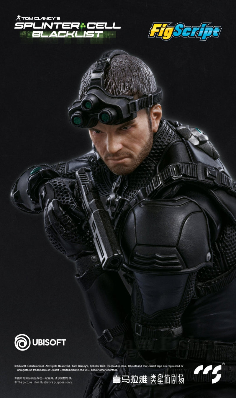 CCS FigScript Sam Fisher 1/12 Scale Action Figure - Splinter Cell Blacklist