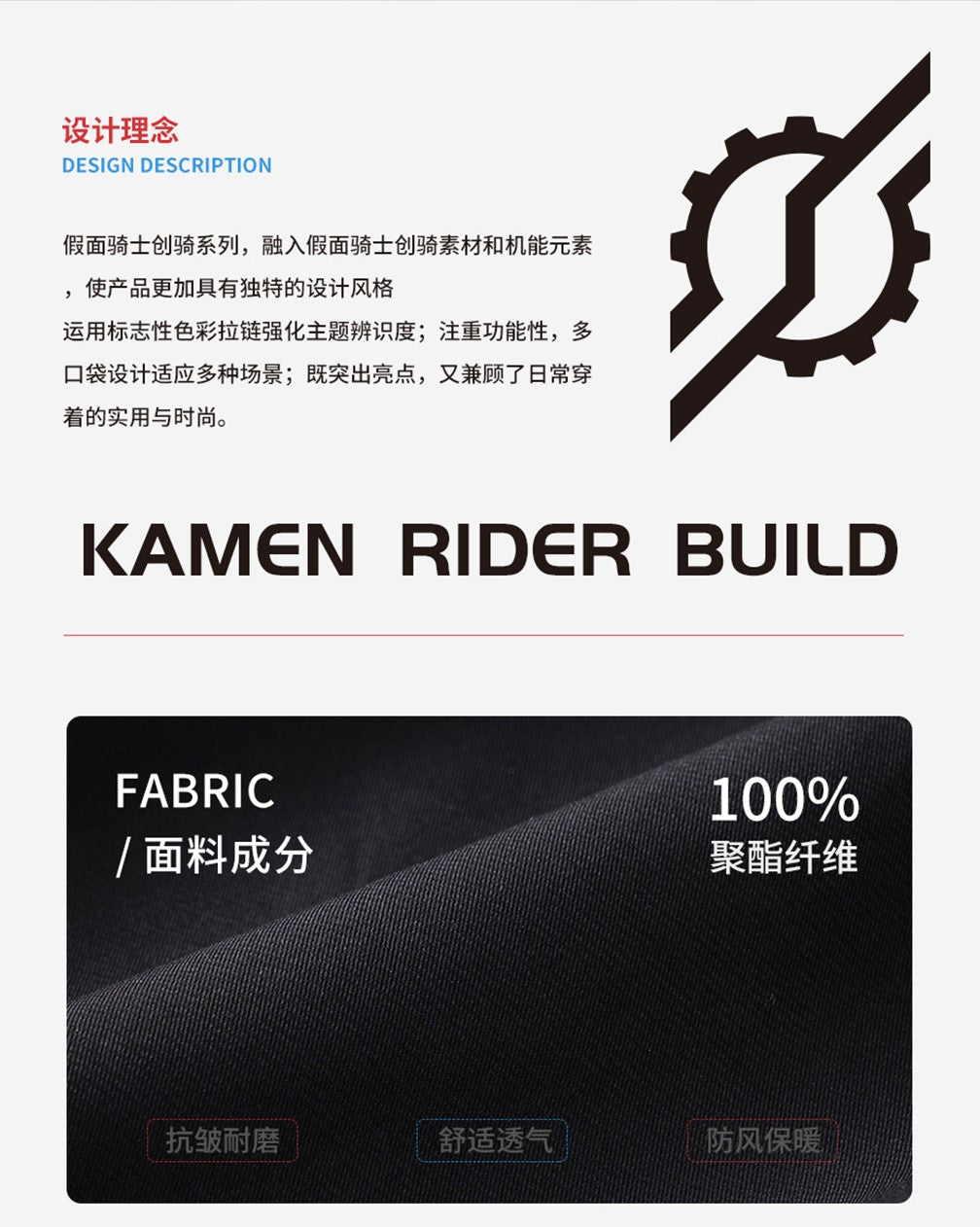 [PREORDER] Kamen Rider Build Windbreaker