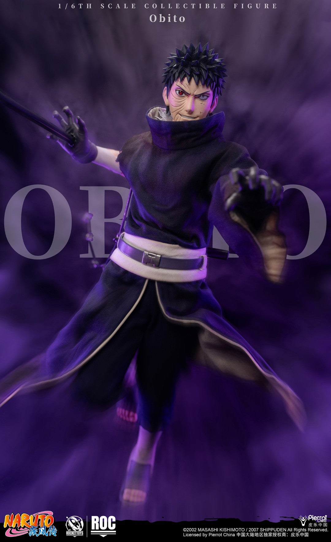 [PREORDER] ROCKET TOYS Obito Uchiha - Naruto 1/6 Scale Action Figure