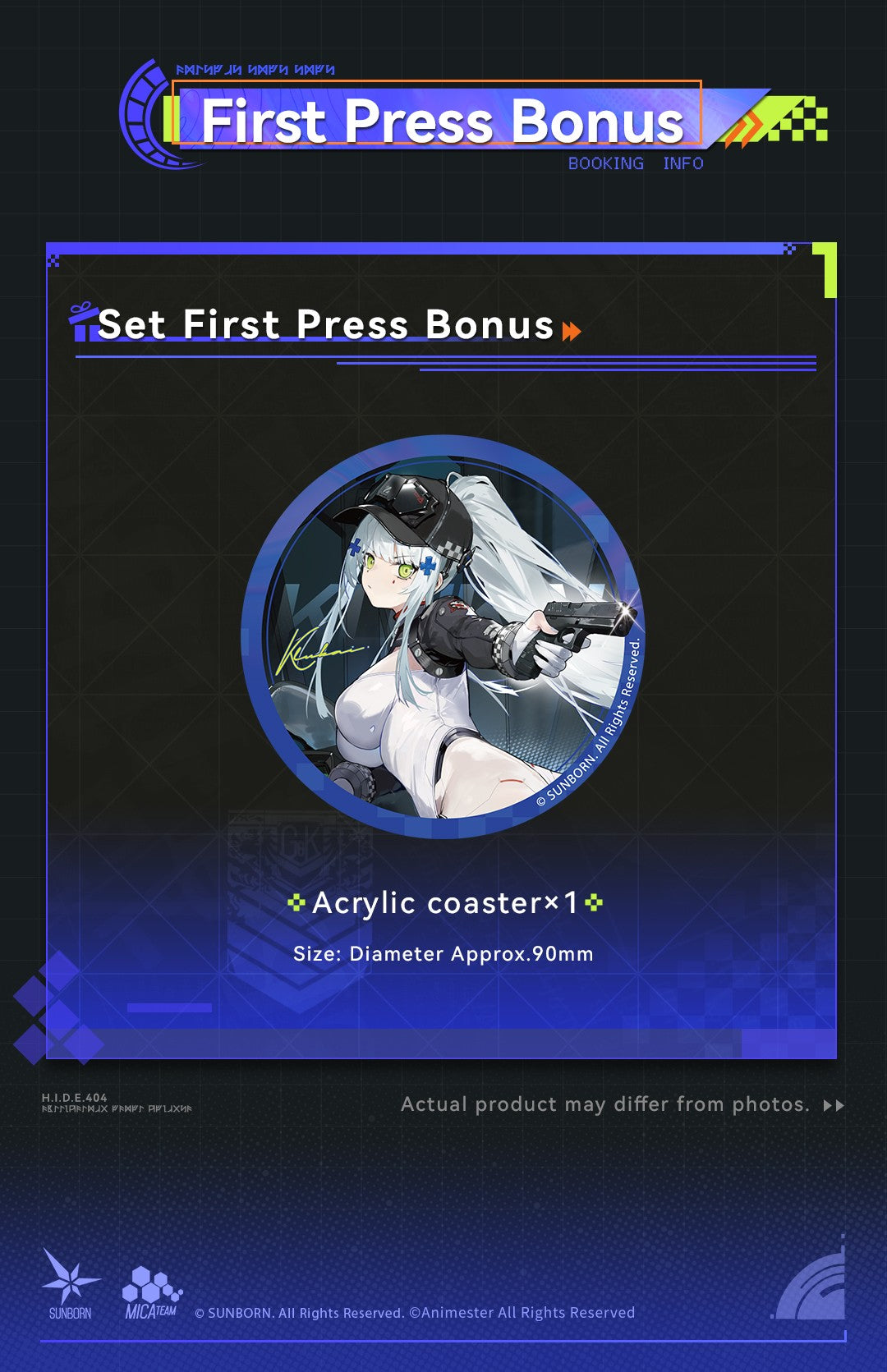 [PREORDER] Klukai Speed Star Action Figure & Bike Set - Girls Frontline 2 Exilium