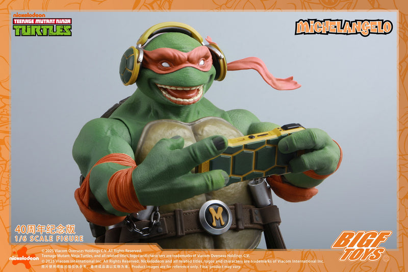 [PREORDER] BIGF Toys Michelangelo TMNT 40th Anniversary 1/6 Scale Figure