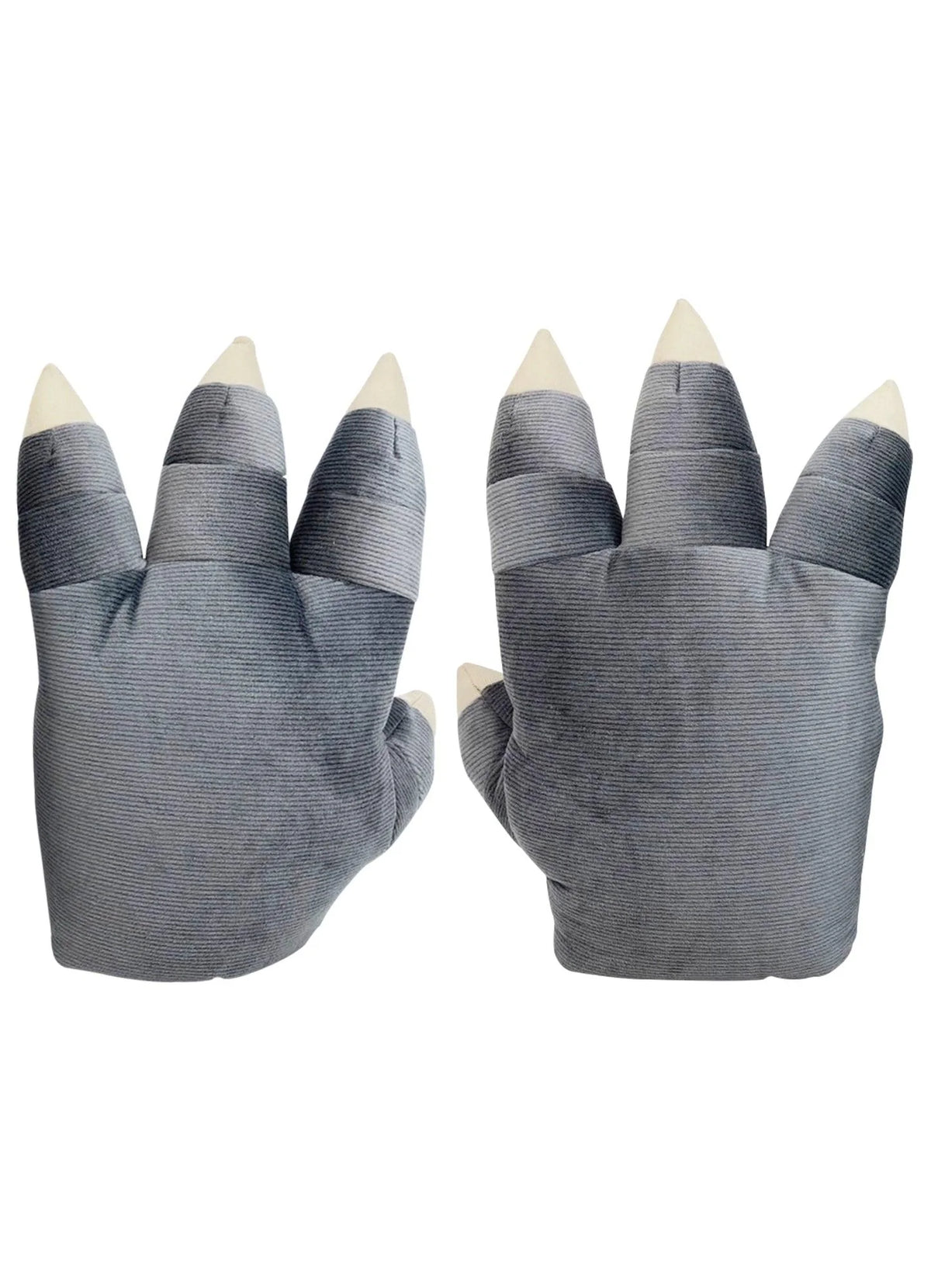 Godzilla Gray Claws Plush Gloves