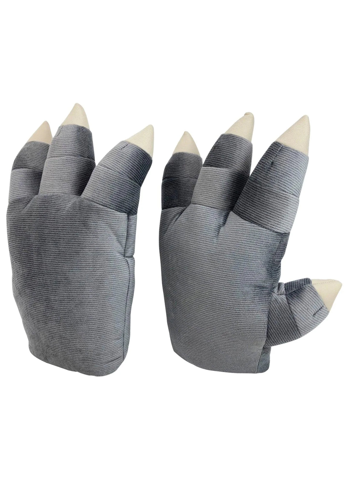 Godzilla Gray Claws Plush Gloves