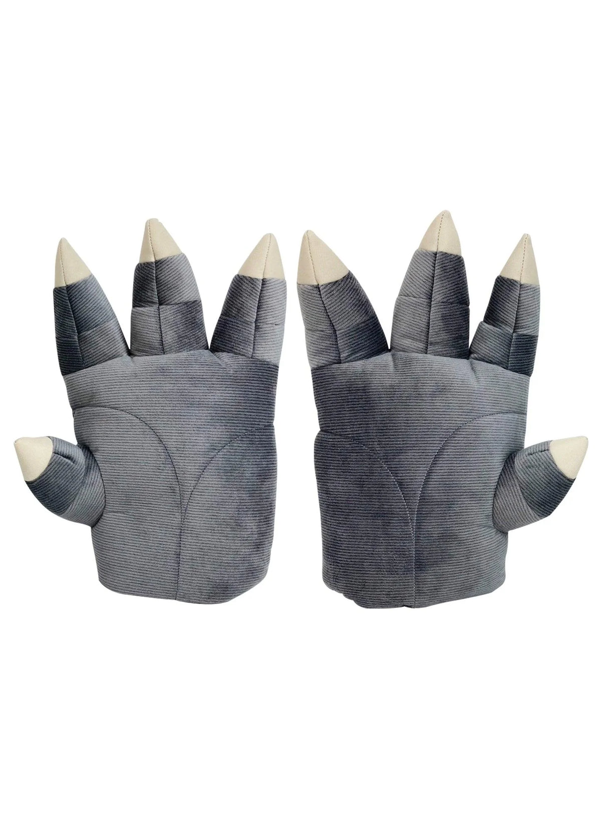 Godzilla Gray Claws Plush Gloves