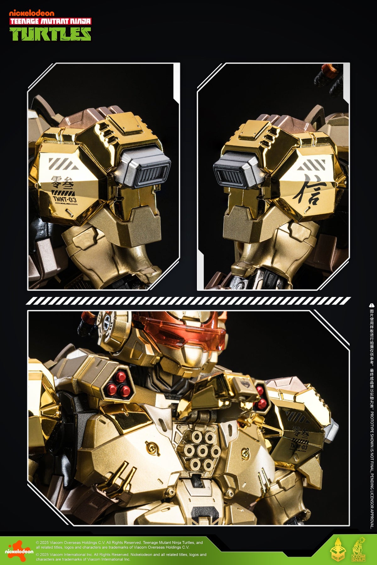 Heatboys TMNT HB0092 Michelangelo Mecha - Golden Ver