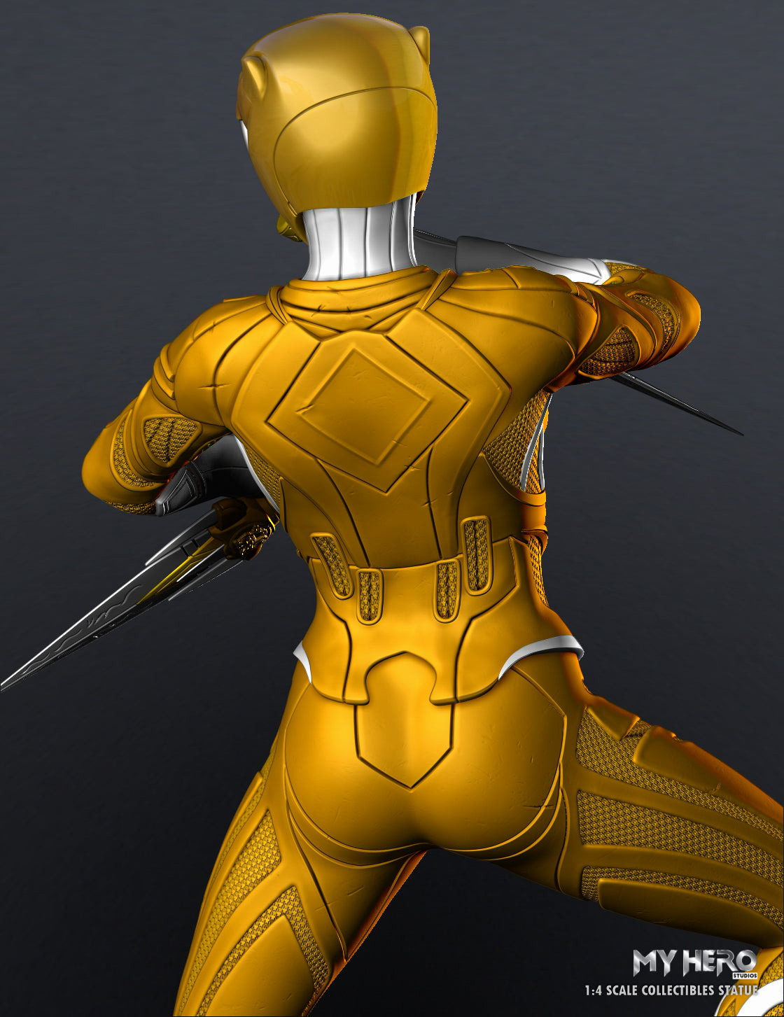 My Hero Studios Yellow Ranger 1/4 Scale Collectible Statue