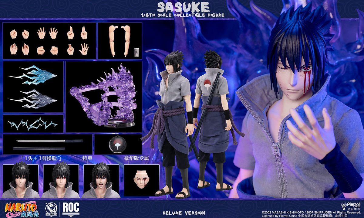 [PREORDER] ROCKET TOYS Sasuke Uchiha 1/6 Scale Action Figure
