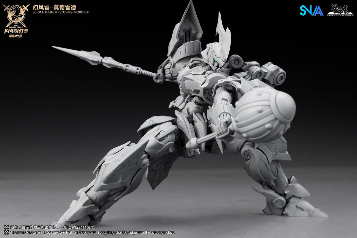[PREORDER] SNAA 1/144 SC-011 Thundergod Morded - The Round Table Knights Model Kit