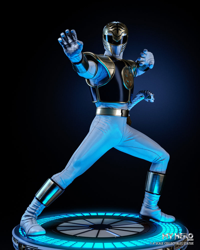 [PREORDER] My Hero Studios Tribute Series White Ranger 1/4 Scale Collectible Statue