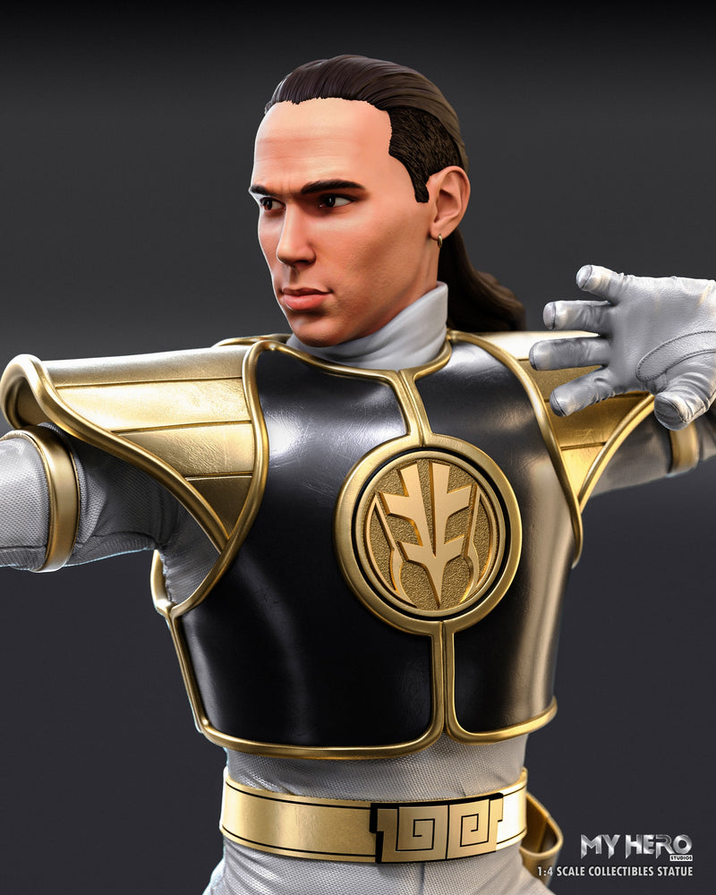 [PREORDER] My Hero Studios Tribute Series White Ranger 1/4 Scale Collectible Statue