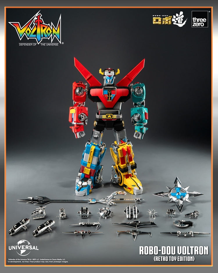 [PREORDER] ROBO-DOU Voltron - Retro Toy Edition
