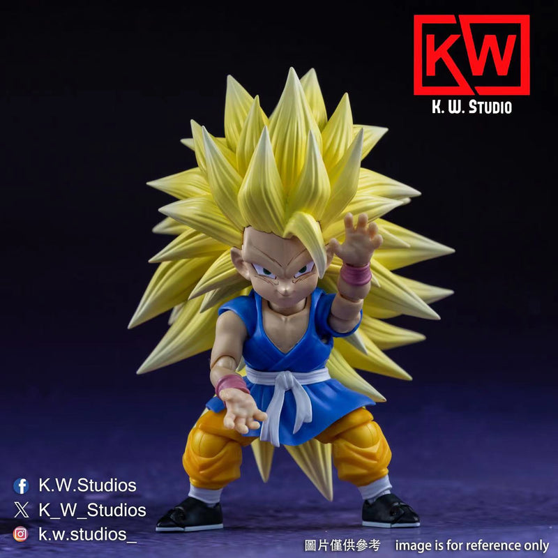 [PREORDER] KW Studio KW004 Son Goku GT Super Saiyan 3 Head Set