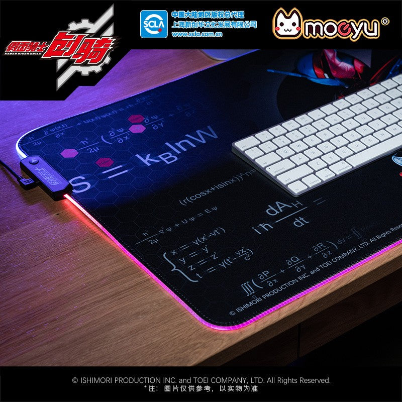 Kamen Rider Build RGB LED Gaming Mouse Pad