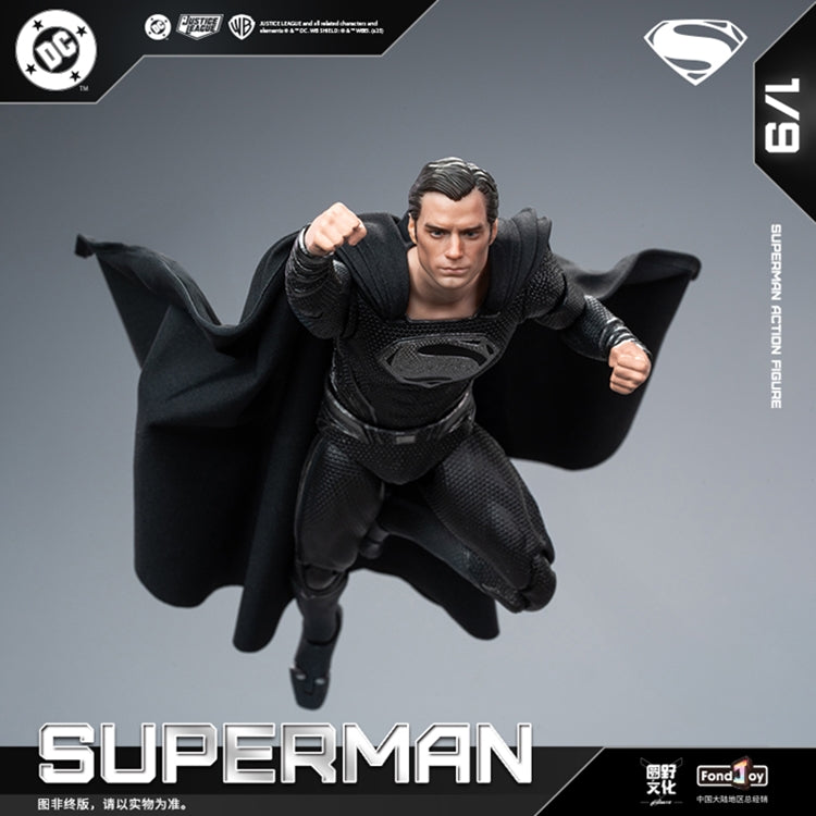 [PREORDER] FondJoy DC1026 Black Superman 2.0 (1/9 Scale Action Figure)