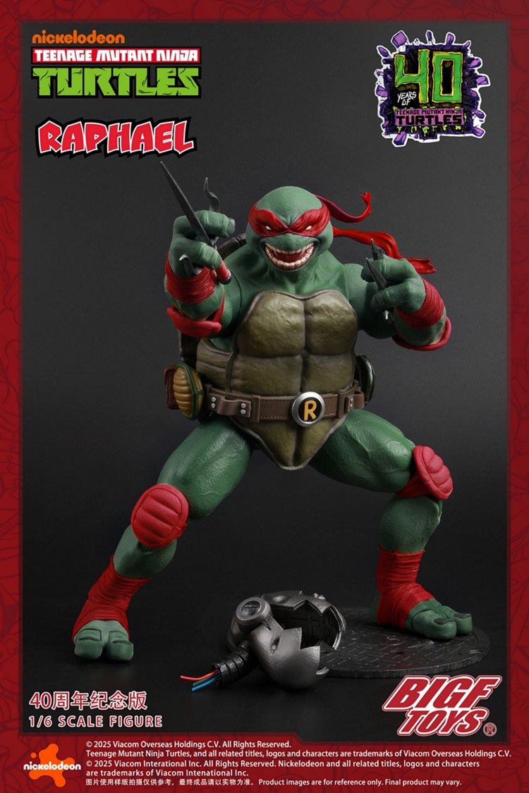 [PREORDER] BIGF Toys Raphael 40th Anniversary 1/6 Scale Figure