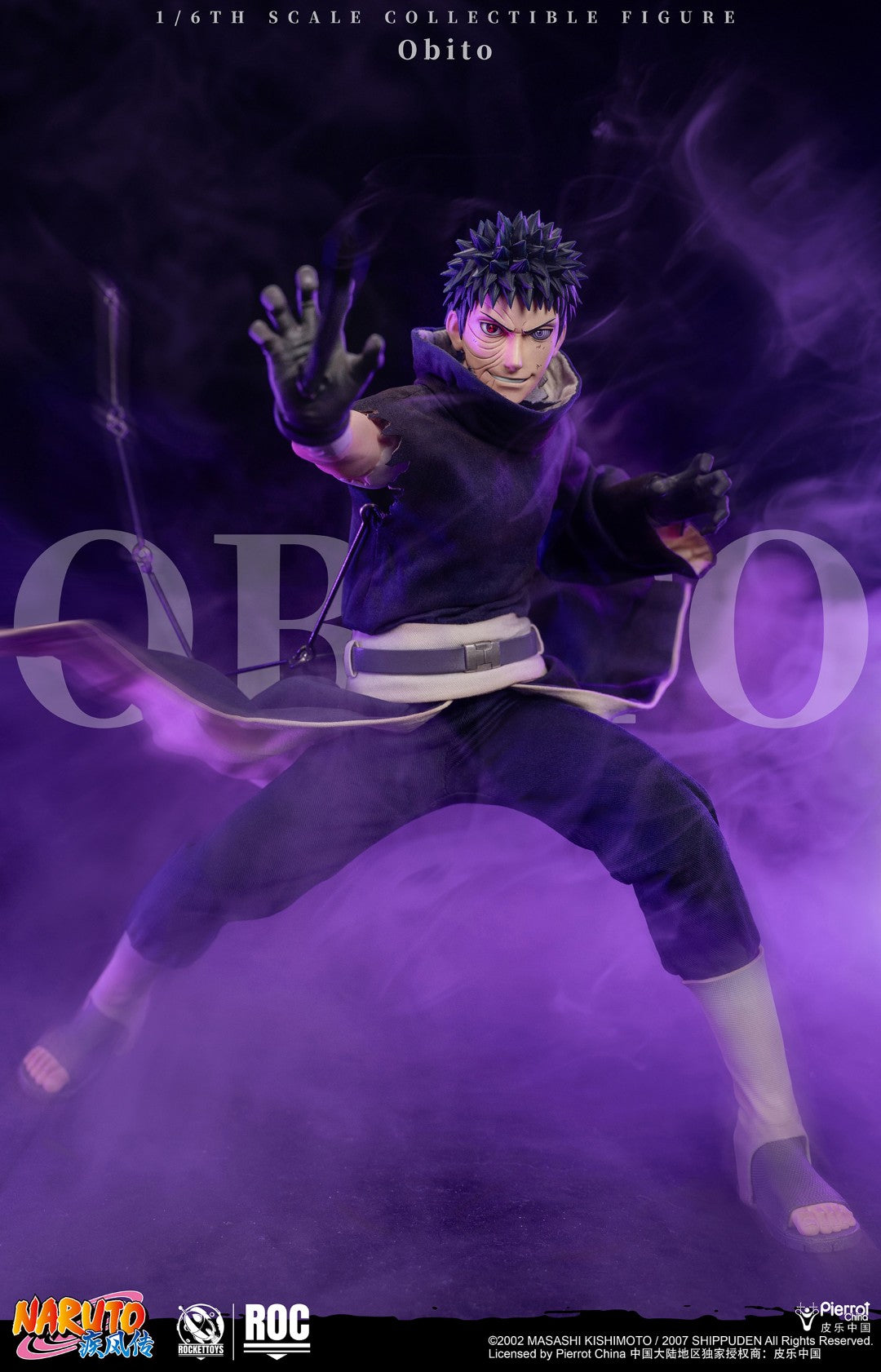 [PREORDER] ROCKET TOYS Obito Uchiha - Naruto 1/6 Scale Action Figure