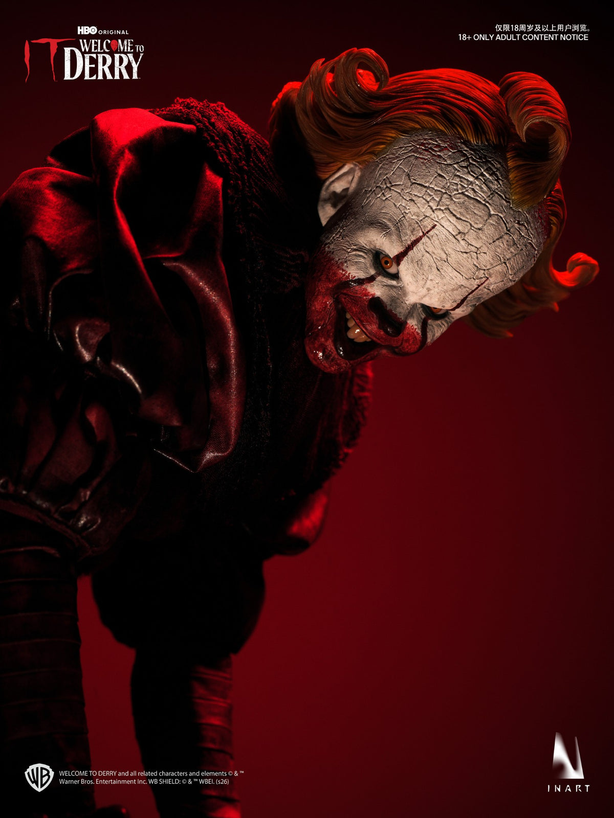 [PREORDER] INART Pennywise (Bloody Version) 1/6 Collectible Figure - IT: Welcome to Derry