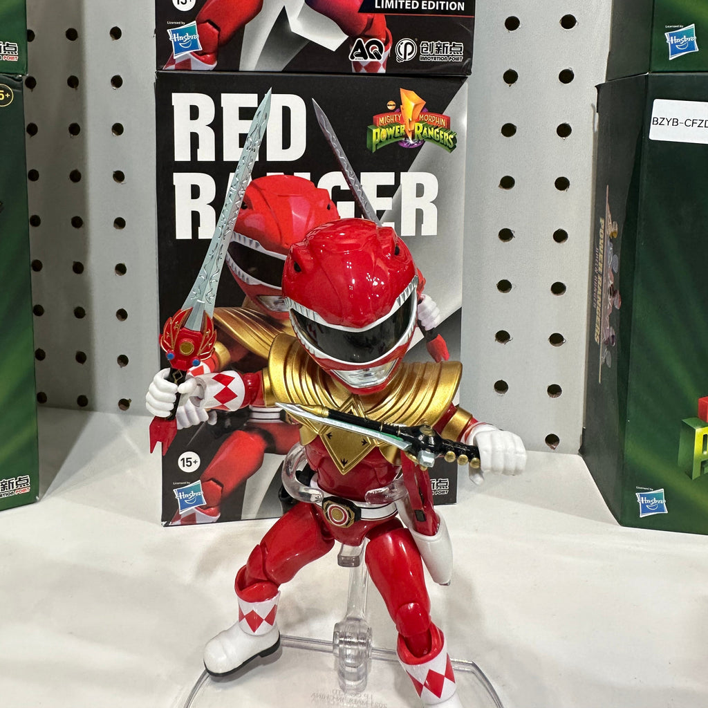 Action Q Power Rangers Action Q Shielded Mighty Morphin Red Ranger