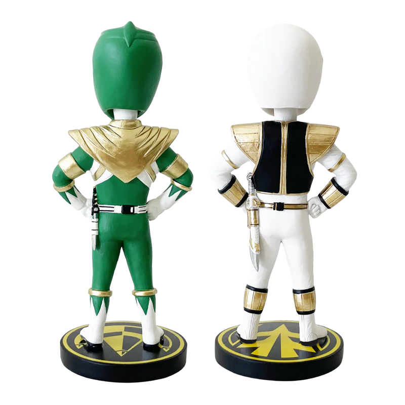 Power Rangers Green & White Ranger Bobblehead Set (SDCC Exclusive)